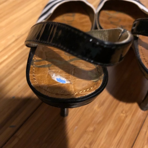 Sam Edelman black and white slingback - Picture 6 of 6